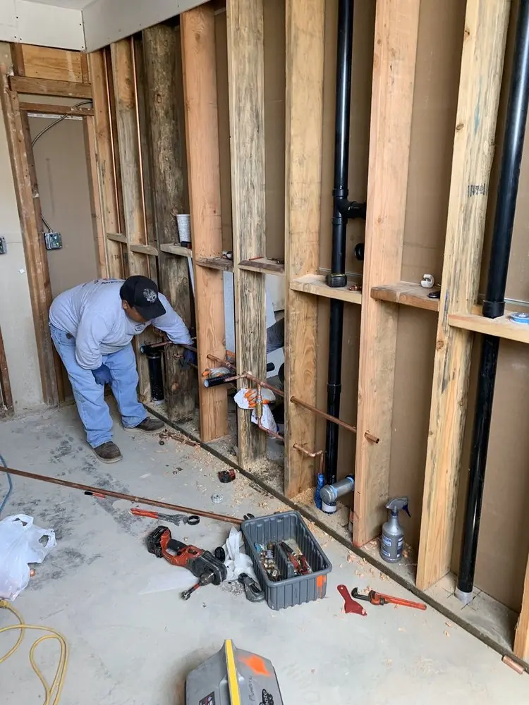 Commercial rough-in plumbing for Gas Line Repair in Camino Tassajara